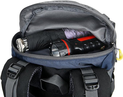 WoneNice 50L(45+5) Waterproof Hiking Backpack - Outdoor Sport Daypack with Rain Cover