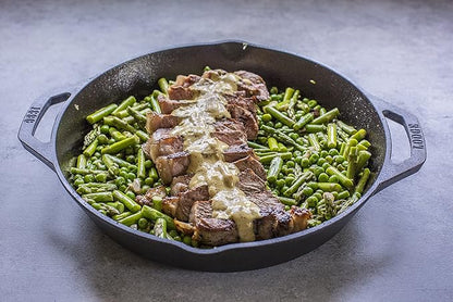 Lodge Seasoned Cast Iron Dual Handle Pan