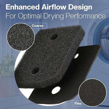 2 Plinth Filter for Miele Dryer T1 Replacement