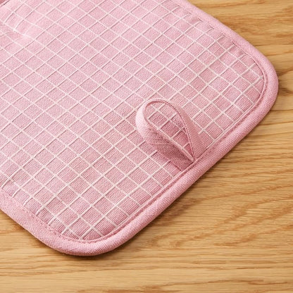 KITCHENAID Gourmet Series Gridlines Pot Holders 2-Pack Set, Heat Resistant up
