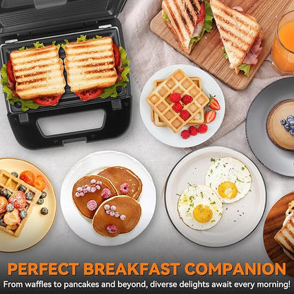 Baker’s Friend 3 in 1 Mini Waffle Maker