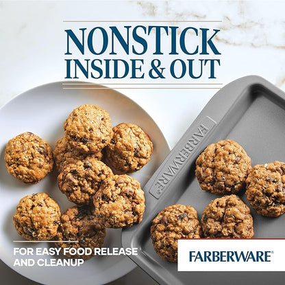 Farberware Nonstick Bakeware 3-Piece Cookie Pan Set