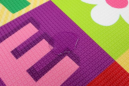 Baby Care Play Mat (Large, Playful - Zoo Town) 82'' x 55'' Original One-Piece Reversible Rollable Waterproof Play Mat for Infants, Babies, Toddler, and Kids