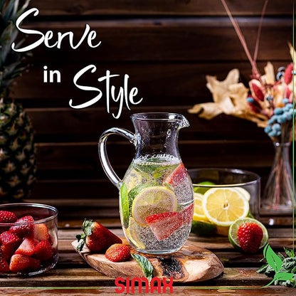 Simax Small 16 Ounce Borosilicate Glass Pitcher