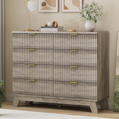 Fluted Dresser for Bedroom