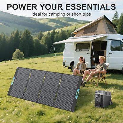 400W Portable Solar Panel for Power Station, 23.5% High Efficiency ETFE