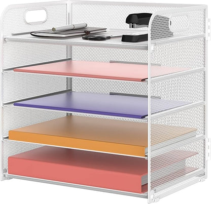 Supeasy 5 Trays Paper Organizer Letter Tray
