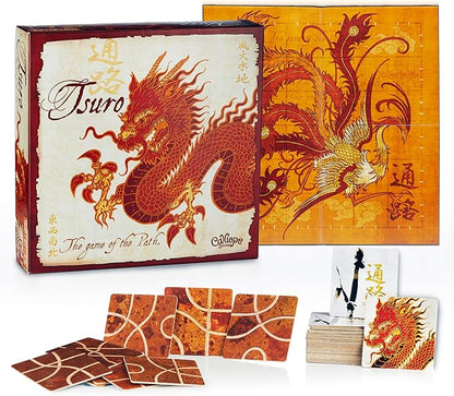 Calliope Tsuro - The Game of The Path - A Family Strategy Board Game For Adults and Kids 2-8 Players Ages 8 & Up