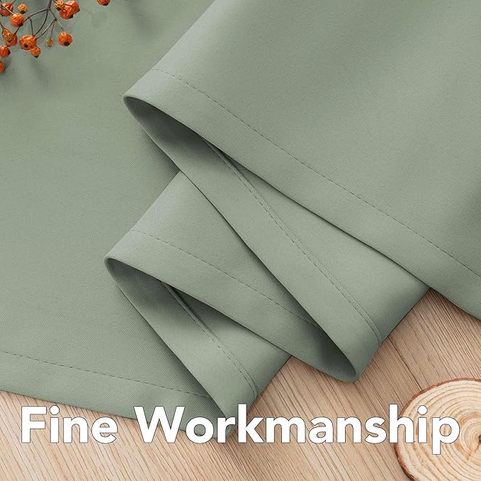 H.VERSAILTEX Thermal Insulated Blackout Window Panels Microfiber