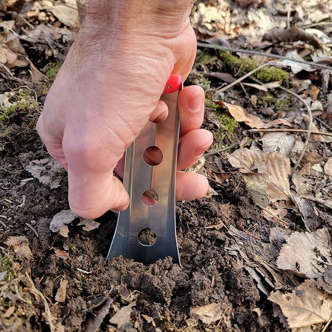 Ultralight Backpacking Trowel, 0.48 oz (13.5g) Pink