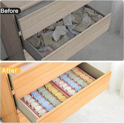 Joyoldelf Sock Organizer Drawer Organizer