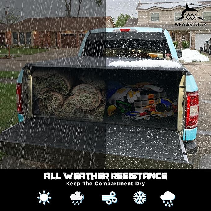 Truck Bed Tonneau Cover Compatible with Dodge Ram 1500(2002-2026), 2500&3500(2003-2026) 8 ft Long Box w/o Rambox, Soft Roll Up Style