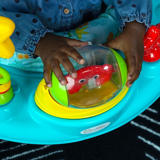 Baby Einstein Ocean Explorers Curiosity Cove 2-in-1 Educational Activity Jumper and Floor Toy, Max weight 25 lbs., Ages 6 Months+, Unisex
