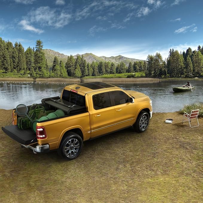 YITAMOTOR Soft Tri-Fold Truck Bed Tonneau Cover Compatible with 2014-2018 Chevy Silverado/ GMC Sierra 1500, Fleetside 5.8 ft Bed