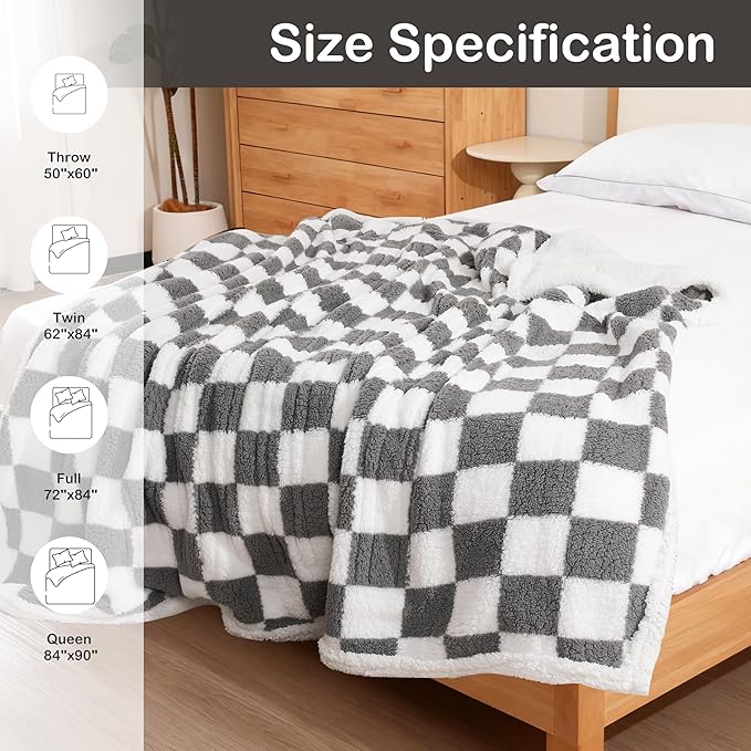 Electric Heated Blanket Full Size 72"×84"