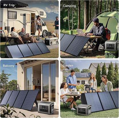 ALLPOWERS SP033 200W Portable Solar Panel Foldable, 23% High Efficiency Solar