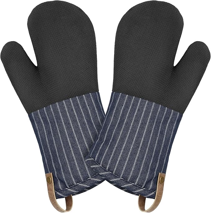 Cuisinart Heritage Kitchen Oven Mitts – Heat-Resistant Kitchen Mitts