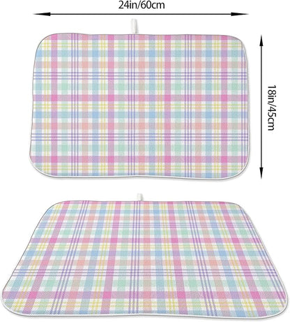 Spring Dish Drying Mat 18x24 Inches