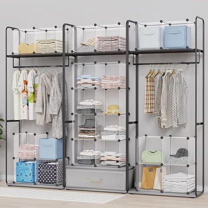 HOMIDEC Closet Organizers and Storage, 16 Cube Storage Organizer, Closet