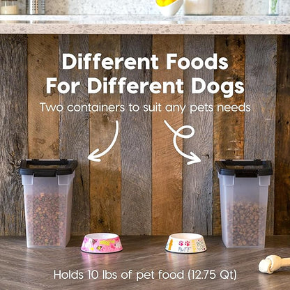 IRIS USA Airtight Dog Food Storage Container, 2 Pack,