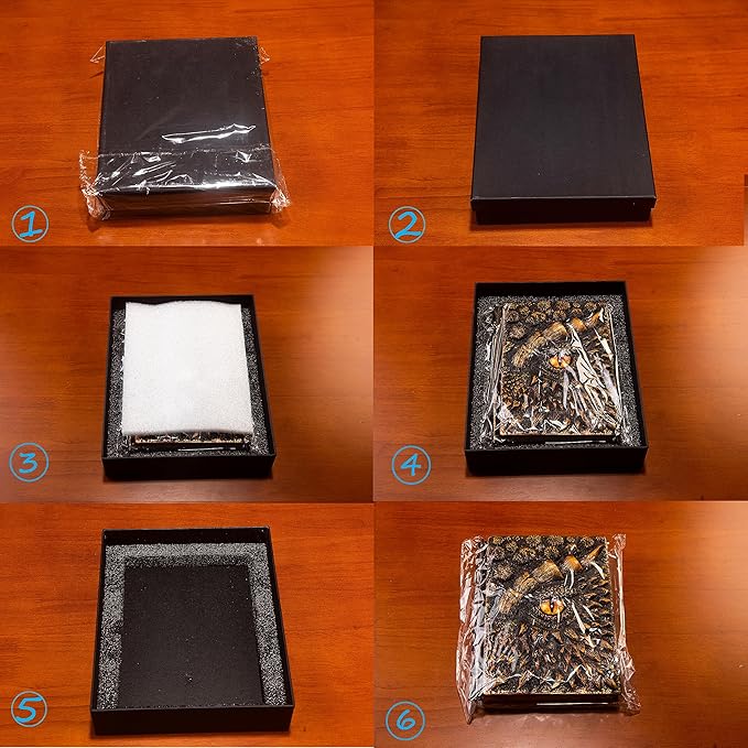3D Dragon Eye Embossed Journal,Resin Engraving Notebook,Dnd notebook for Dragon Lovers ，Blank Paper,Hardcover Travel Notepad for Writing,Sketchbook,Collection,Gift,Decoration A4 and A5 Size (A5-Glod)